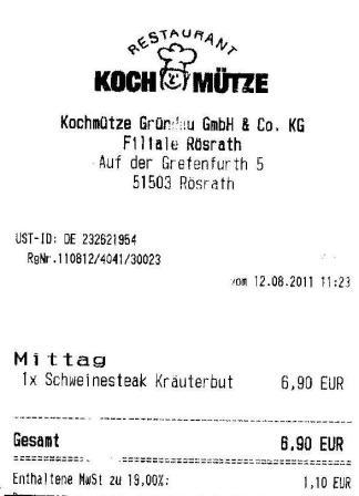 smtu Hffner Kochmtze Restaurant